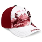 south-carolina-gamecocks-cap-personalized-flat-illustration-garnet-white-best-selling.webp