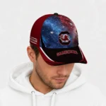 south-carolina-gamecocks-cap-personalized-galaxy-nebula-garnet-best-selling.webp