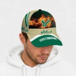 south-florida-bulls-cap-personalized-blazing-fire-green-best-selling.webp