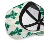 south-florida-bulls-cap-personalized-damask-pattern-green-white-best-selling.webp