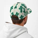 south-florida-bulls-cap-personalized-damask-pattern-green-white-best-selling.webp
