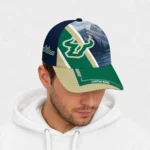 south-florida-bulls-cap-personalized-diagonal-slash-green-best-selling.webp