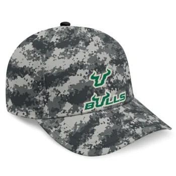 South Florida Bulls Cap - Personalized Digital Camo Gray