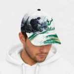 south-florida-bulls-cap-personalized-photo-realistic-green-white-best-selling.webp