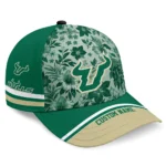 south-florida-bulls-cap-personalized-tropical-floral-green-best-selling.webp