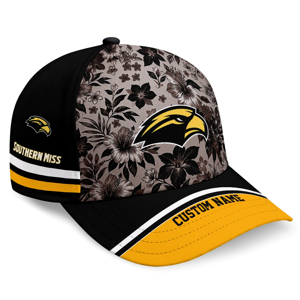 southern-miss-golden-eagles-cap-custom-tropical-floral-black-best-selling.webp southern miss golden eagles cap custom tropical floral black best selling