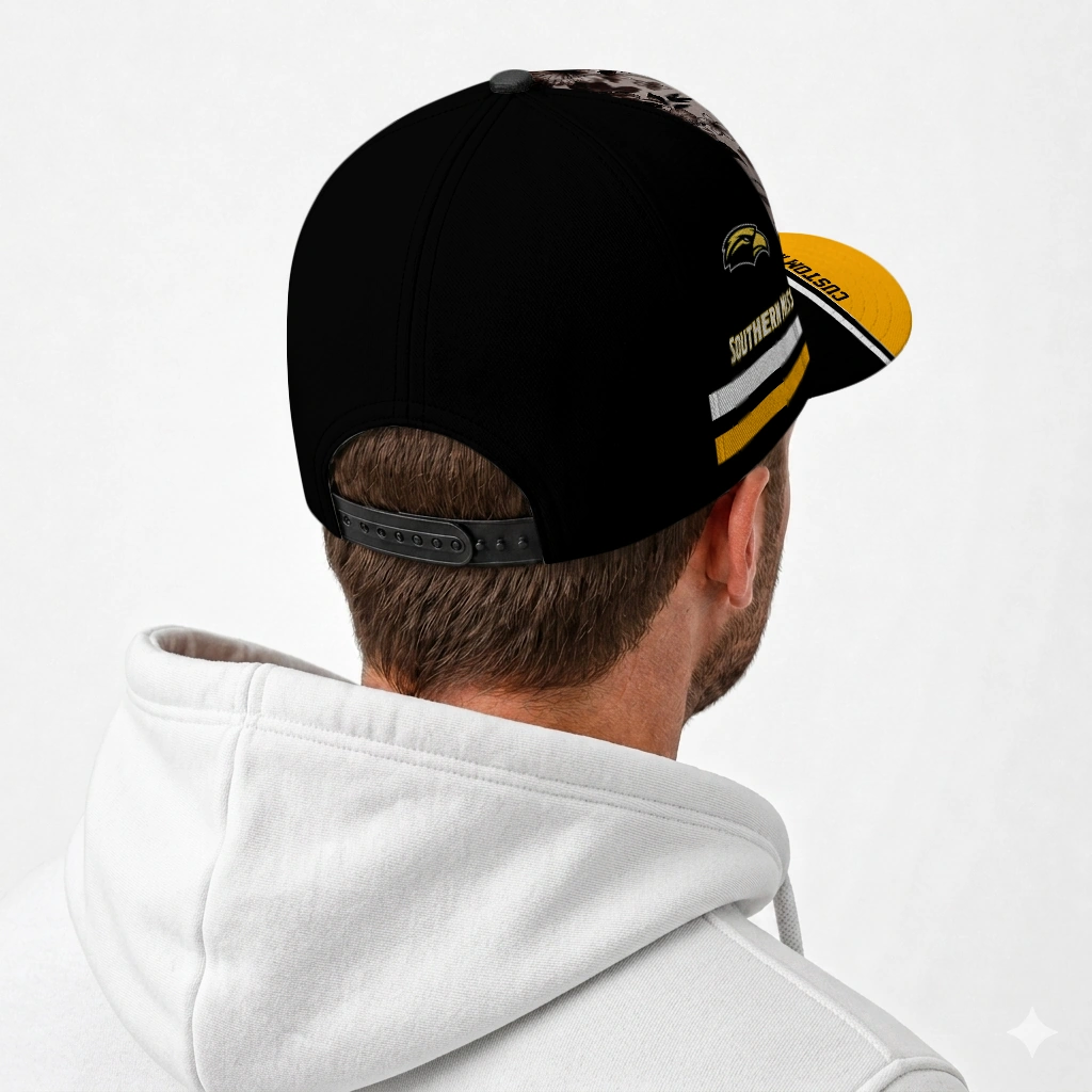 southern-miss-golden-eagles-cap-custom-tropical-floral-black-latest-model.webp
