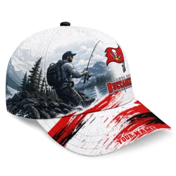 Tampa Bay Buccaneers Cap - Customized Photo Realistic Red White