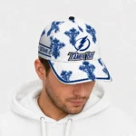 tampa-bay-lightning-cap-personalized-damask-pattern-blue-white-best-selling.webp