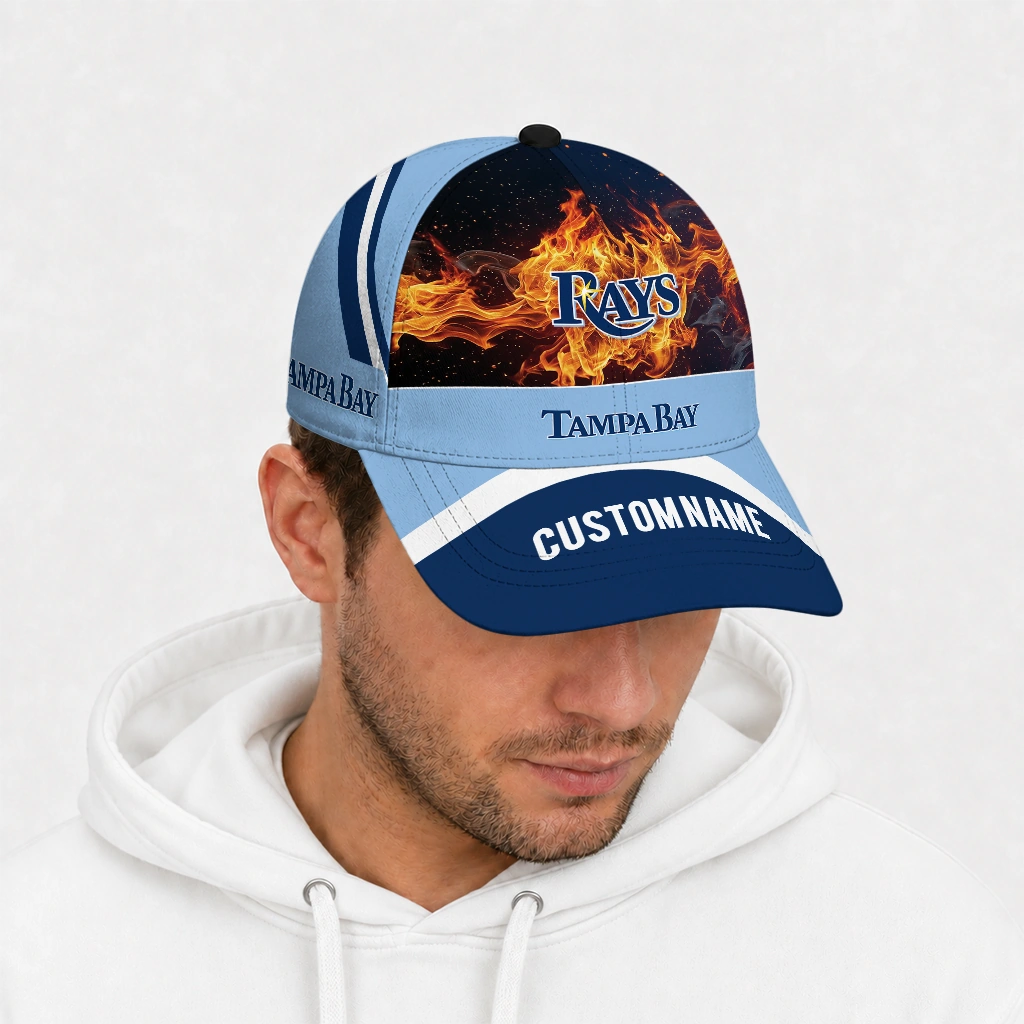tampa-bay-rays-cap-personalized-blazing-fire-navy-new-arrival.webp