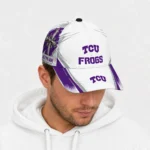 tcu-horned-frogs-cap-custom-grunge-cross-purple-white-best-selling.webp