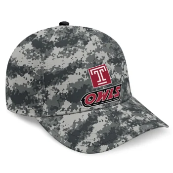 Temple Owls Cap - Custom Digital Camo Gray