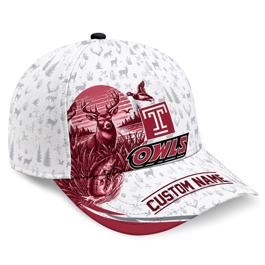 temple-owls-cap-custom-toile-pattern-red-white-best-selling.webp temple owls cap custom toile pattern red white best selling