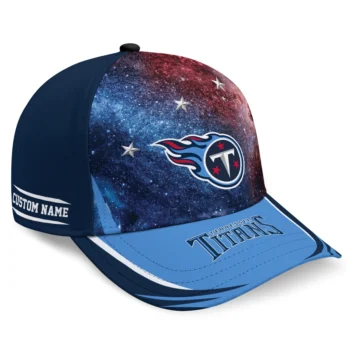 Tennessee Titans Cap - Personalized Galaxy Nebula Navy