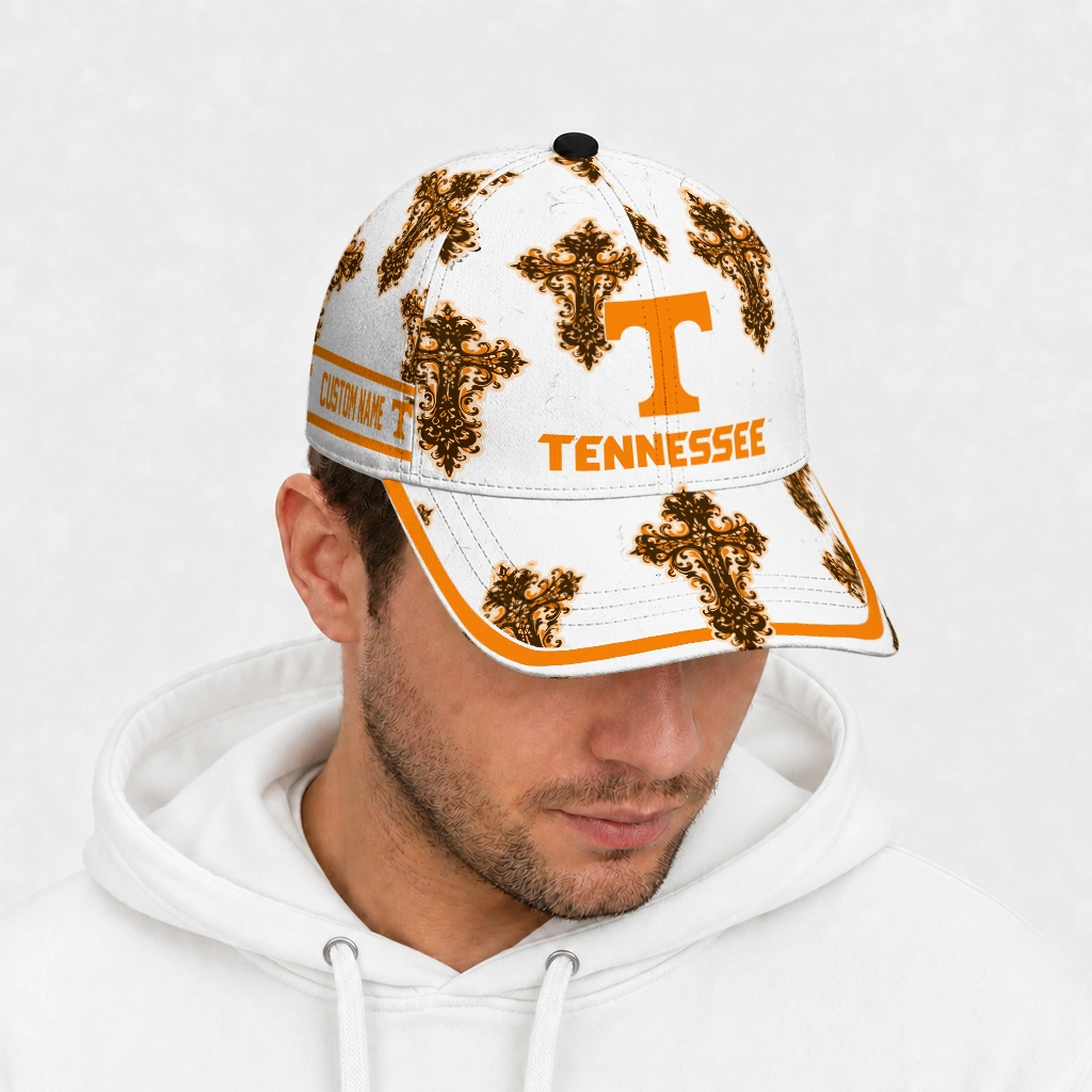 tennessee-volunteers-cap-customized-damask-pattern-orange-white-new-arrival.webp
