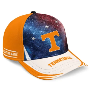 Tennessee Volunteers Cap - Customized Galaxy Nebula Orange
