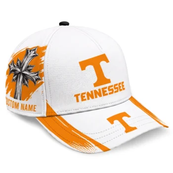 Tennessee Volunteers Cap - Customized Grunge Cross Orange White