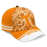 tennessee-volunteers-cap-customized-tropical-floral-orange-best-selling.webp