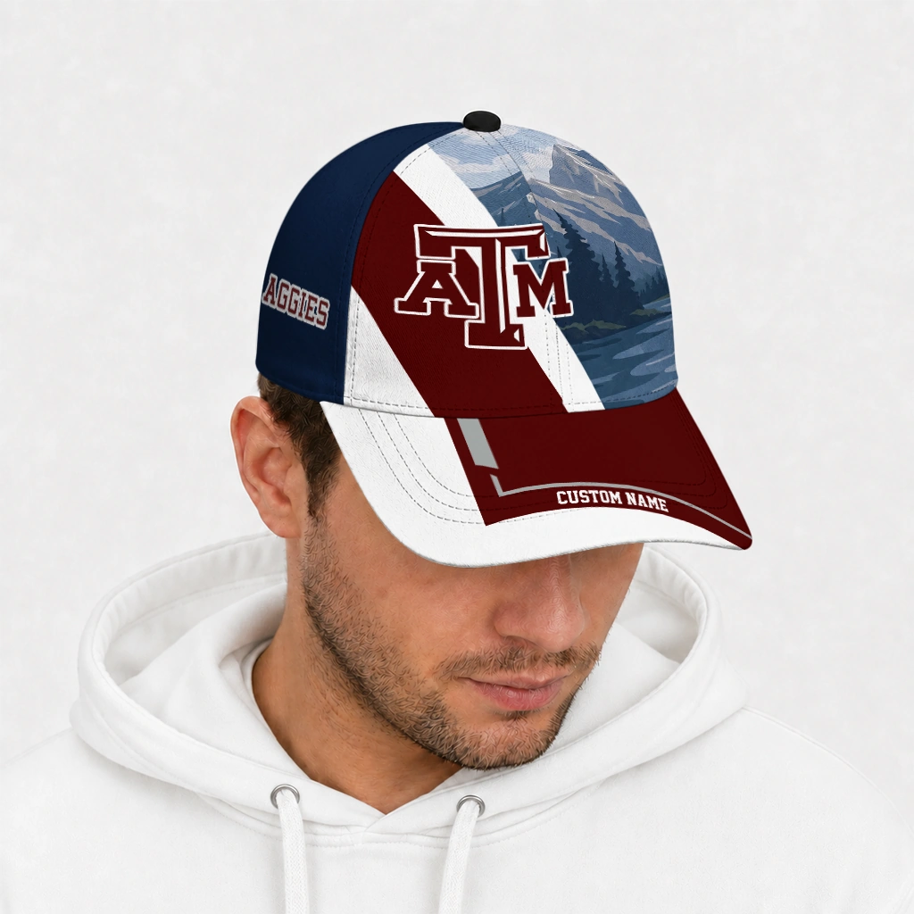 texas-am-aggies-cap-personalized-diagonal-slash-maroon-new-arrival.webp