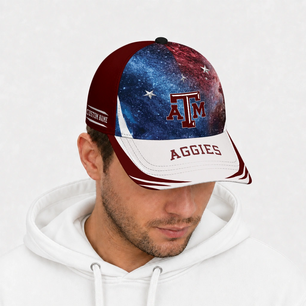 texas-am-aggies-cap-personalized-galaxy-nebula-maroon-new-arrival.webp