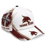 texas-state-bobcats-cap-personalized-grunge-cross-maroon-white-best-selling.webp
