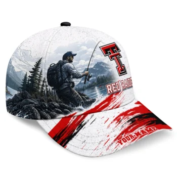 Texas Tech Red Raiders Cap - Custom Photo Realistic Red White