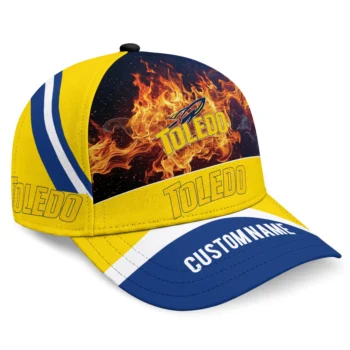 Toledo Rockets Cap - Personalized Blazing Fire Blue