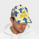 toledo-rockets-cap-personalized-damask-pattern-blue-white-best-selling.webp