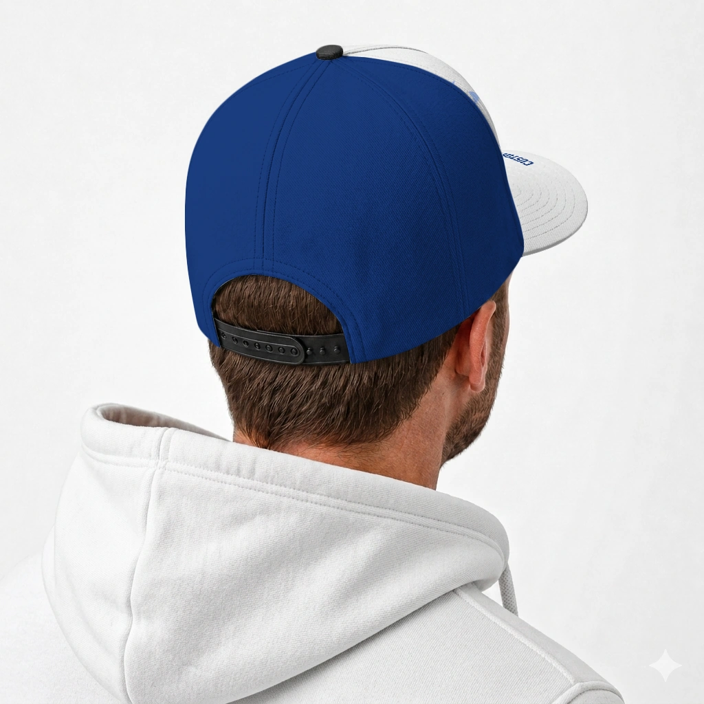 toledo-rockets-cap-personalized-flat-illustration-blue-white-latest-model.webp