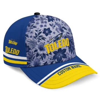 Toledo Rockets Cap - Personalized Tropical Floral Blue