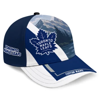 Toronto Maple Leafs Cap - Personalized Diagonal Slash Blue