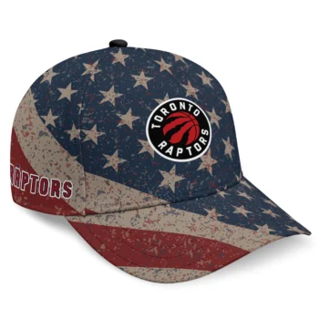 Toronto Raptors Cap - Custom Distressed Stars Navy