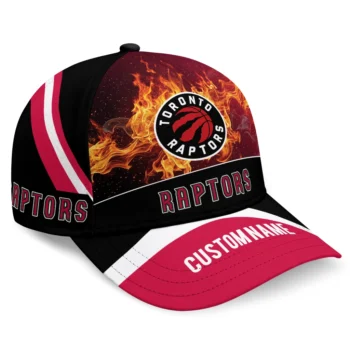 Toronto Raptors Cap - Personalized Blazing Fire Red