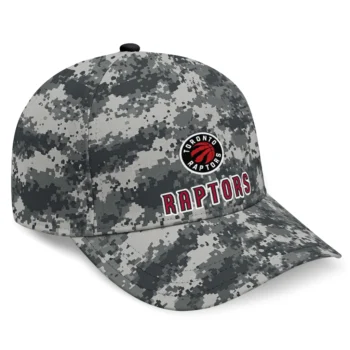 Toronto Raptors Cap - Personalized Digital Camo Gray