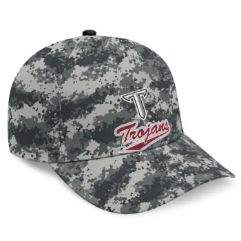 Troy Trojans Cap - Customized Digital Camo Gray