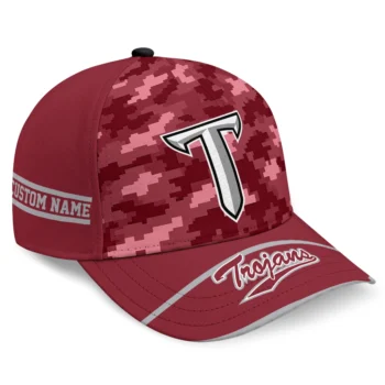 Troy Trojans Cap - Customized Pixel Camo Red