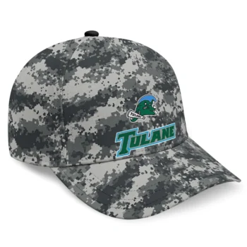 Tulane Green Wave Cap - Custom Digital Camo Gray