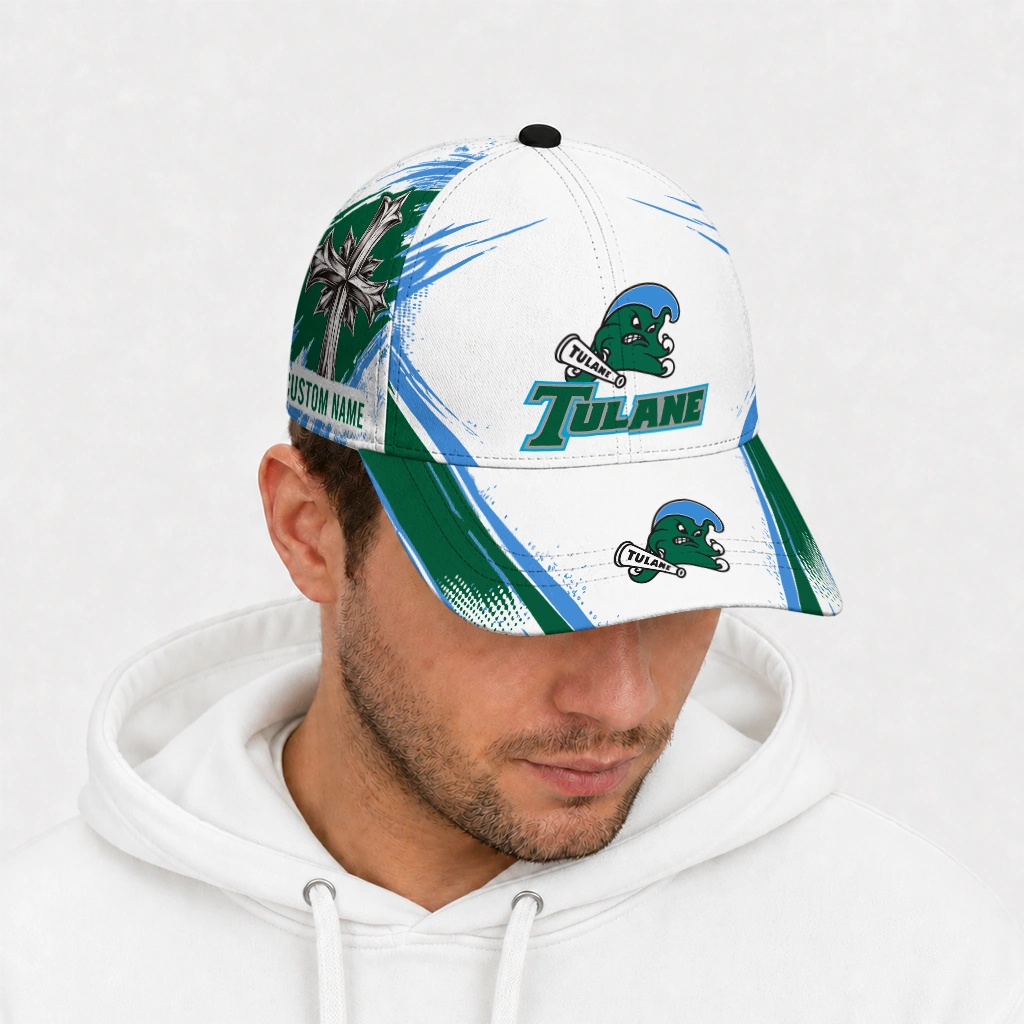 tulane-green-wave-cap-custom-grunge-cross-green-white-new-arrival.webp