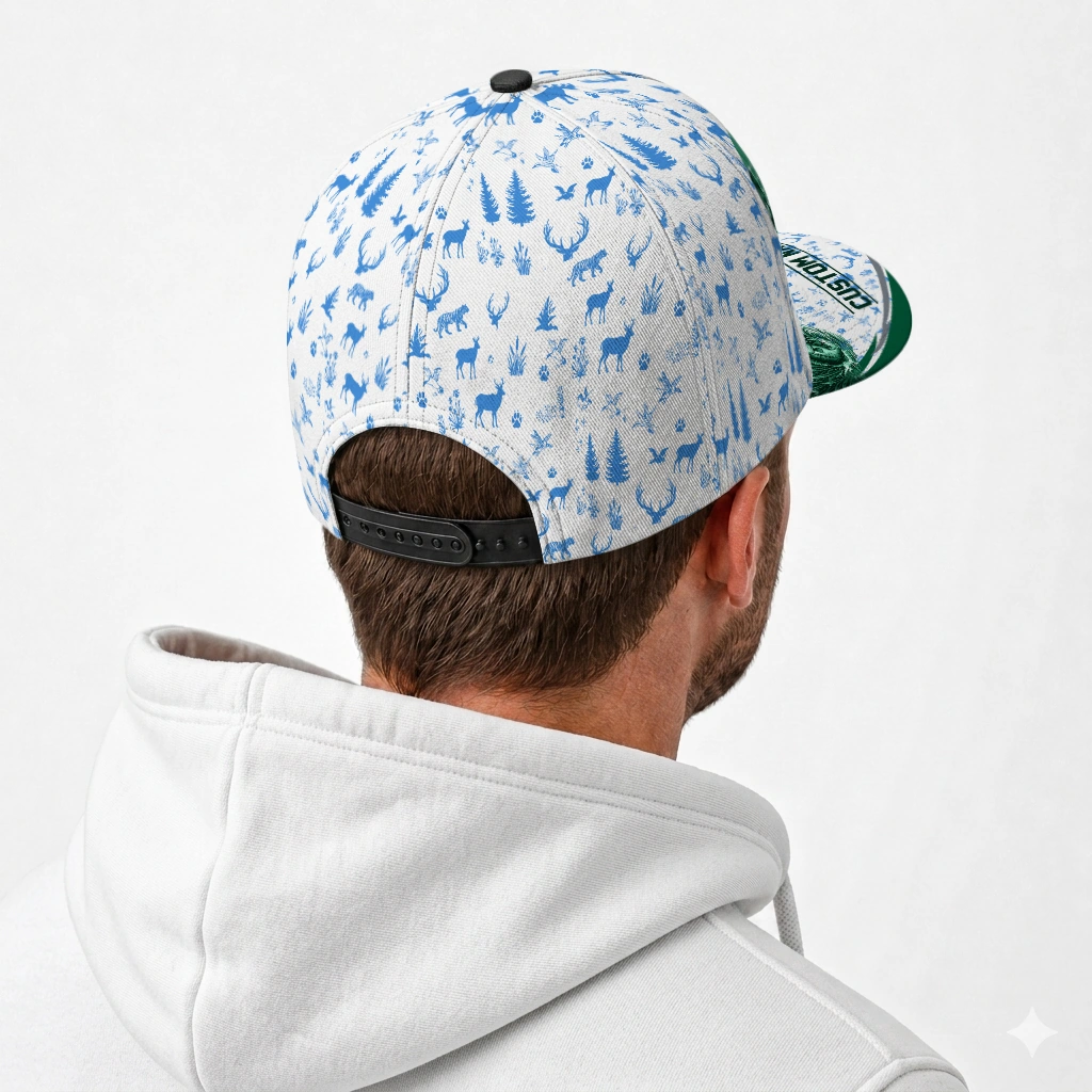 tulane-green-wave-cap-custom-toile-pattern-green-white-latest-model.webp