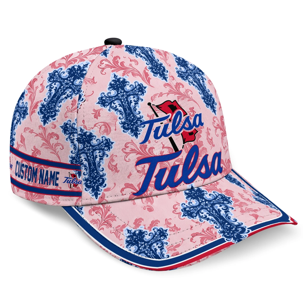 tulsa-golden-hurricane-cap-personalized-damask-pattern-blue-white-best-selling.webp tulsa golden hurricane cap personalized damask pattern blue white best selling