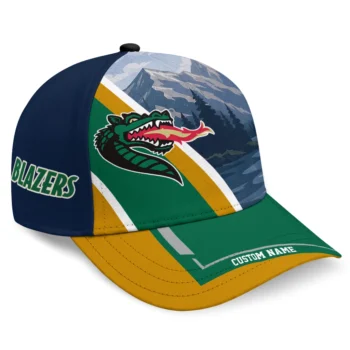 UAB Blazers Cap - Customized Diagonal Slash Green