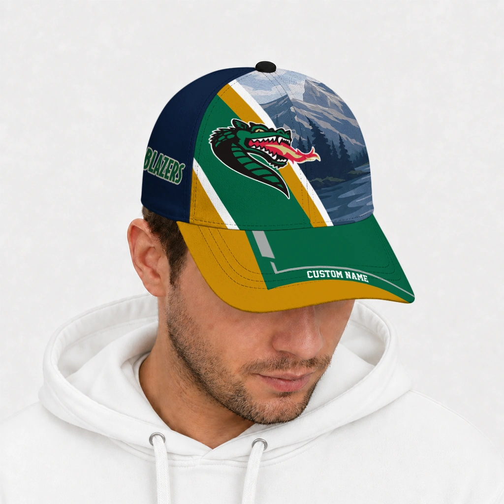 uab-blazers-cap-customized-diagonal-slash-green-new-arrival.webp