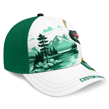 UAB Blazers Cap - Customized Flat Illustration Green White