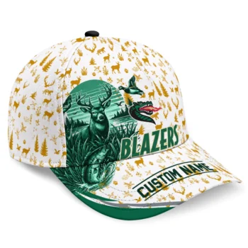 UAB Blazers Cap - Customized Toile Pattern Green White
