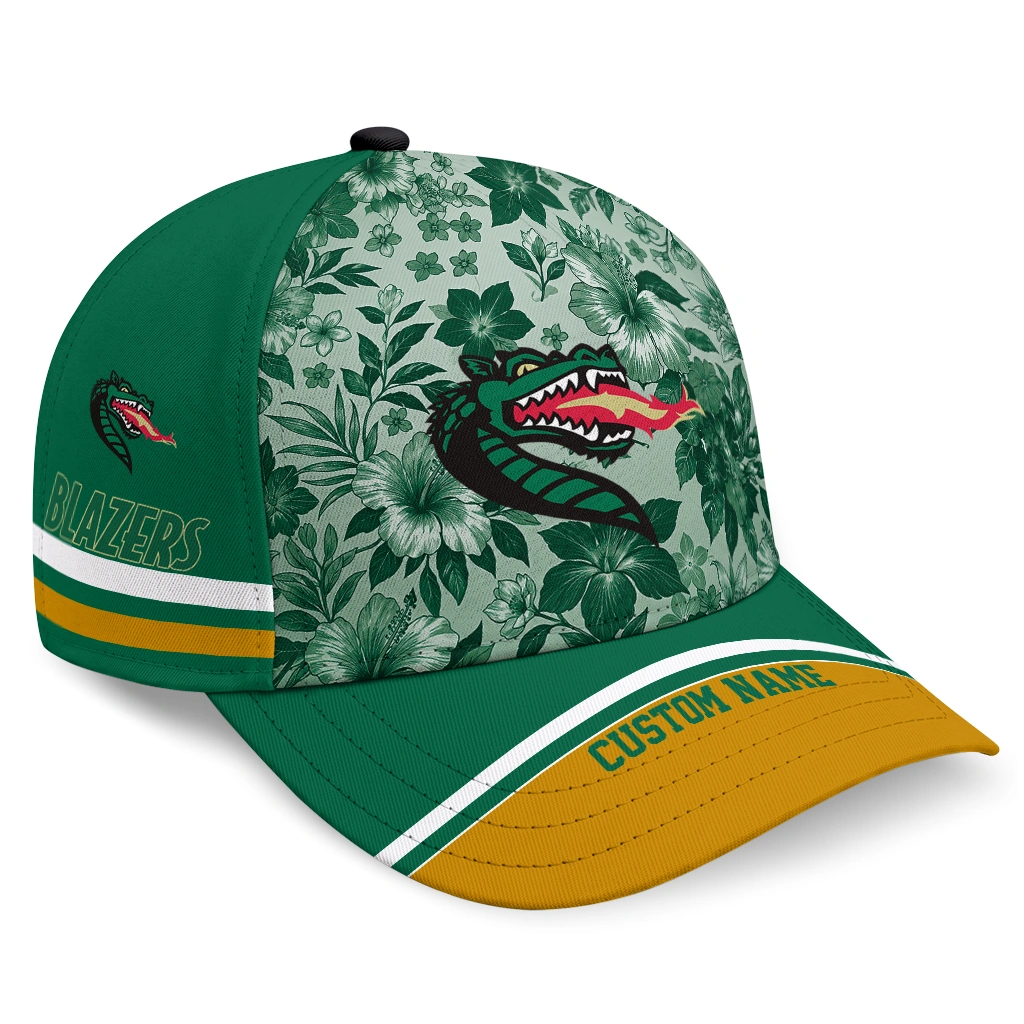 uab-blazers-cap-customized-tropical-floral-green-best-selling.webp uab blazers cap customized tropical floral green best selling