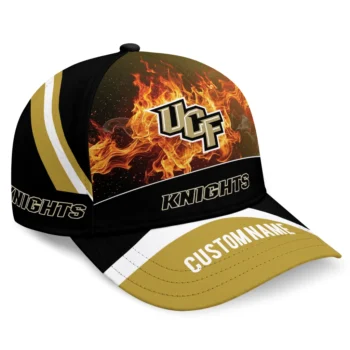 UCF Knights Cap - Personalized Blazing Fire Gold