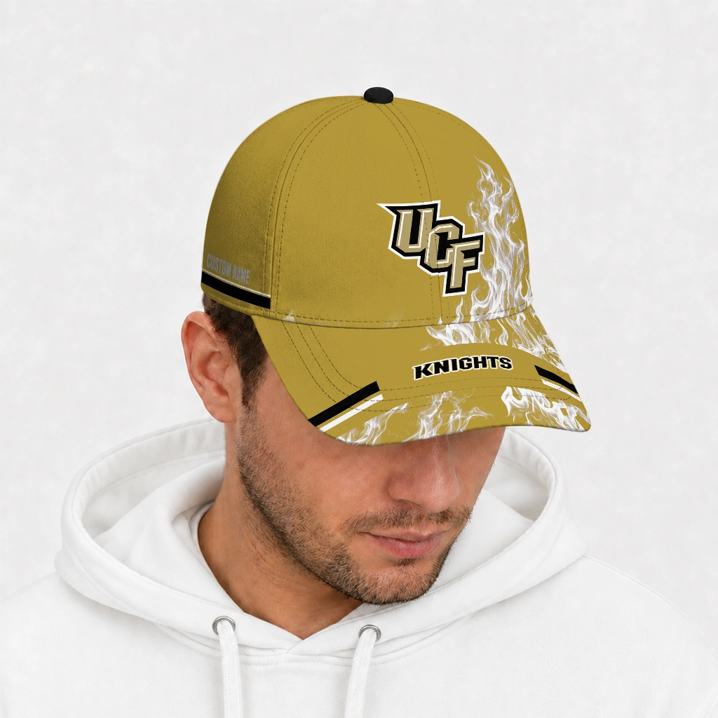 ucf-knights-cap-personalized-smoke-flames-gold-new-arrival.webp