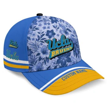 UCLA Bruins Cap - Custom Tropical Floral Blue