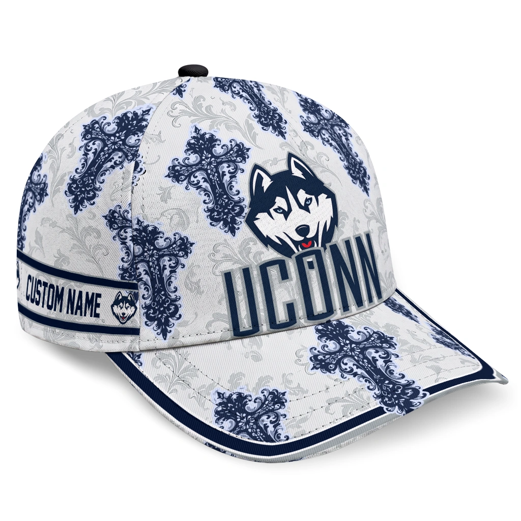 uconn-huskies-cap-personalized-damask-pattern-blue-white-best-selling.webp uconn huskies cap personalized damask pattern blue white best selling
