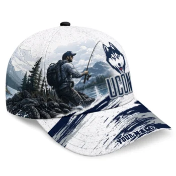 UConn Huskies Cap - Personalized Photo Realistic Blue White